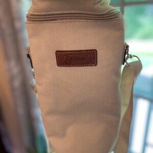 Wine Carrier Bag Insulated Single Bottle Cooler Protection Carrying Tote Travel